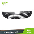 Front Upper Grille for Toyota Sienna (2011–2017) Gloss Black Plastic