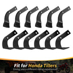 Set of 12 Tiller Rotary Tines for Honda RotoTiller FRC800 FRC800K1 06722-V20-003