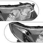 Headlight Assembly Set for Subaru Forester (2009-2013) Halogen Black
