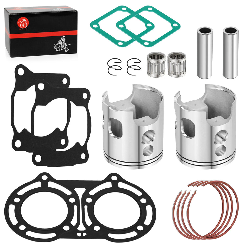 64.50mm Forged Piston Set, Bearings & Gaskets Kit for Yamaha Banshee 350 (1986–2006)
