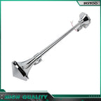 Chrome Train Air Horn Kit for Semi Boat (27" Long)