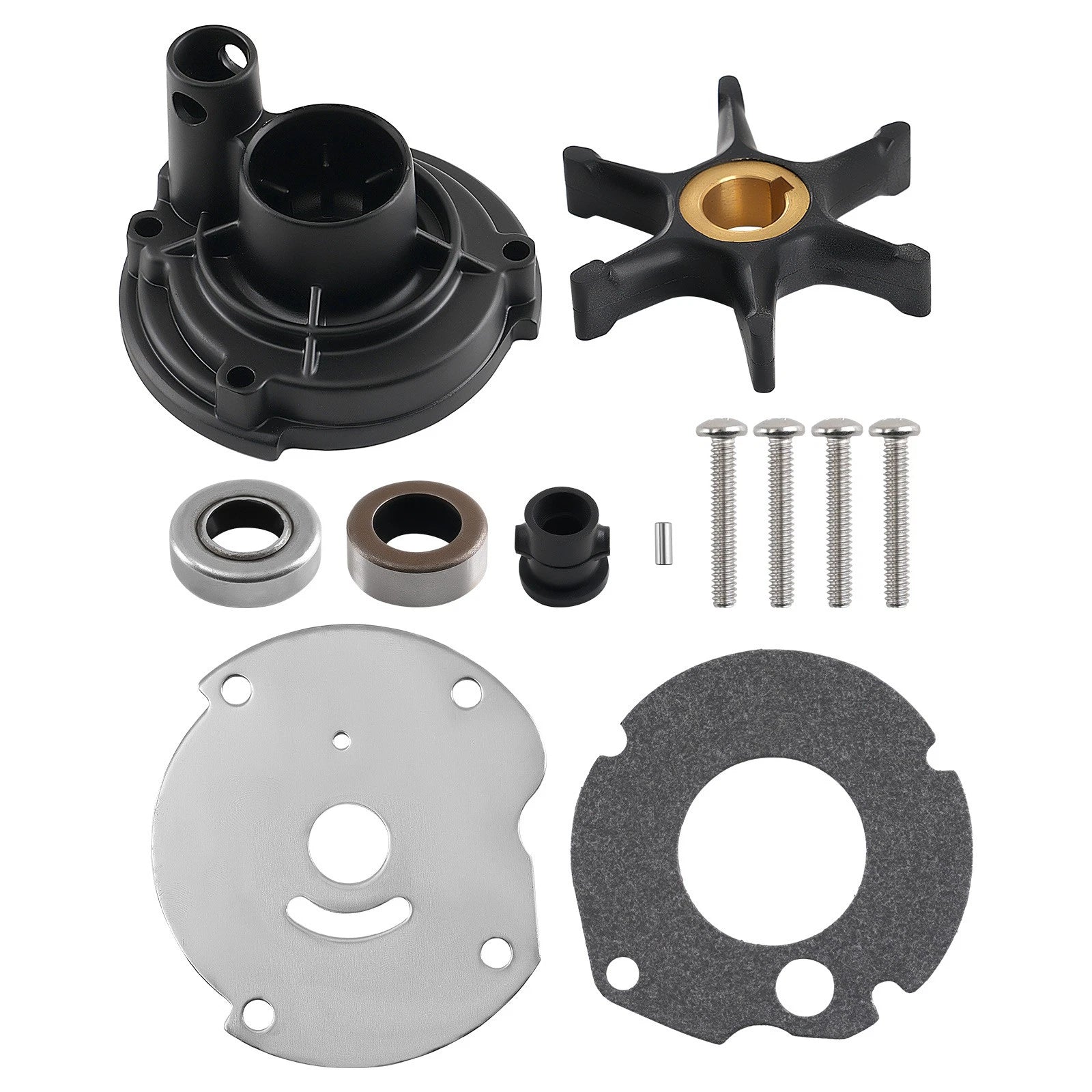Cooling System Impeller Kit for Johnson Evinrude 9.5HP 10HP (1980–1990) 382296