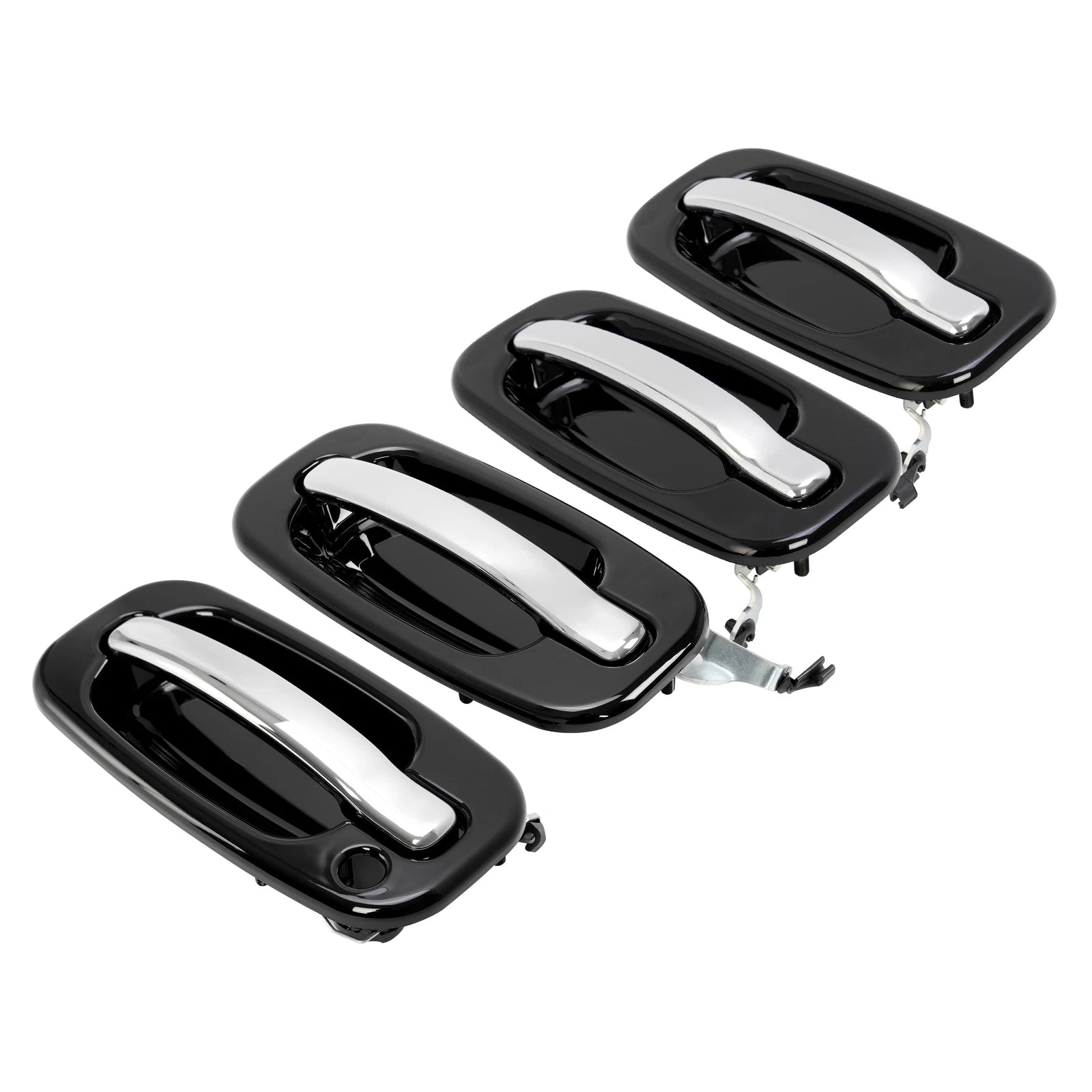 Set of 4 Outer Exterior Door Handles for Chevy Silverado GMC Cadillac (1999–2006)