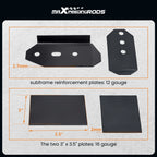 Subframe Reinforcement Plates Kit for BMW 3 Series E46 (1998-2006)