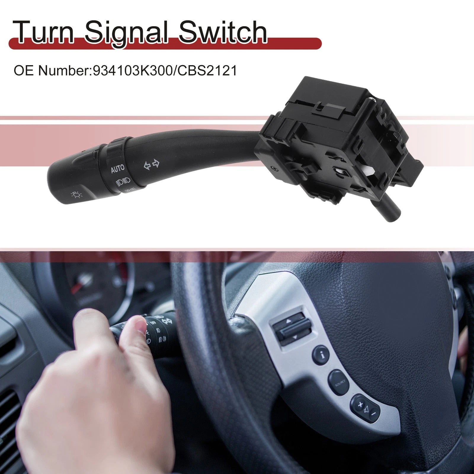 Turn Signal Switch No.934103K300/CBS2121 for Hyundai Sonata (2006–2008)
