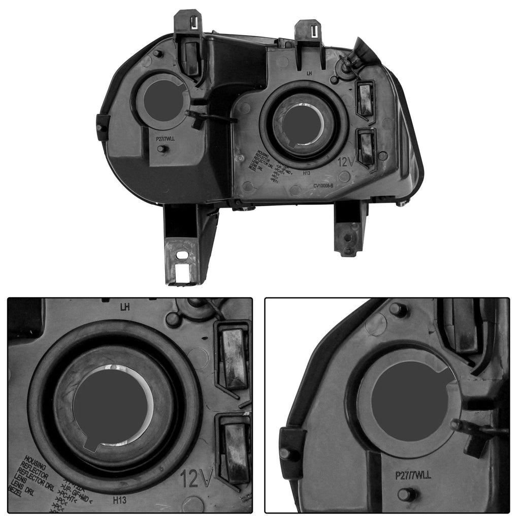 Set of 2 Headlights for Chevy HHR (2006–2011)