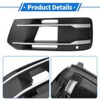 1pc Fog Light Grill for Audi Q7 (2016–2020) No. 4M0807681T Black Silver Tone