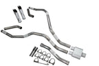 Dual Exhaust Tips for Nissan Titan (2004–2006) 2.5 Inch 1 Chamber Slash Cut