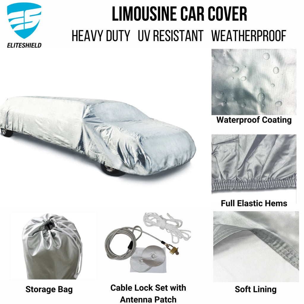 Car Storage Cover for Limousine (32 ft) Waterproof Heavy Duty