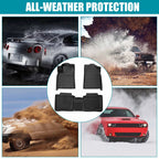 Set of 4 All Weather Floor Mats for Lexus ES350 ES300H (2013–2018)