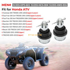2X Upper & Lower Ball Joints Kit for Honda Recon 250 TRX250TE/TM (1997–2023)