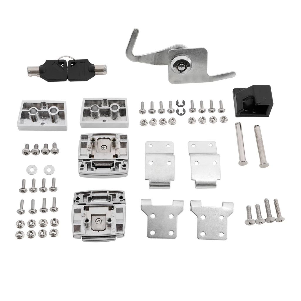 Trunk Luggage Hardware Latches Hinges Lock for Harley Touring (1988–2013)