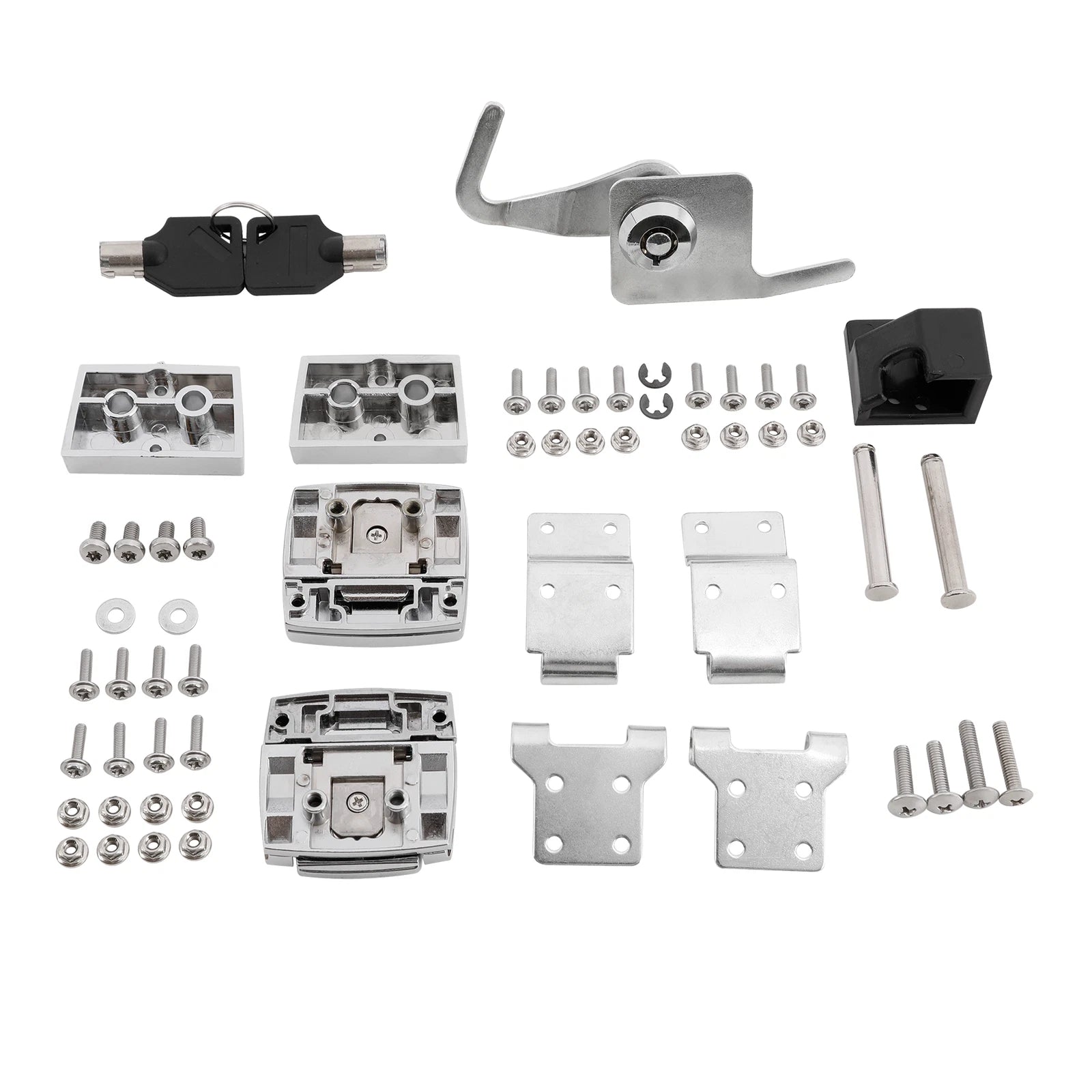 Trunk Luggage Hardware Latches Hinges Lock for Harley Touring (1988–2013)
