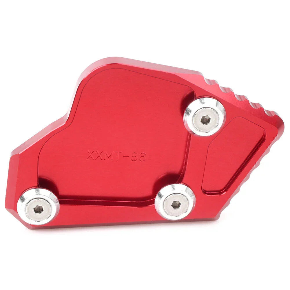 Red Kickstand Side Stand Enlarger Foot Plate for BMW K1600GT/1600GTL (2011-2015)