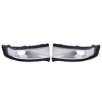 Set of 2 Fog Light Bezels for Ford Flex (2013–2017) Black Plastic