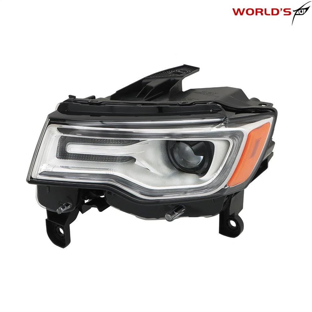 LED DRL Chrome Headlight for Jeep Grand Cherokee (2019–2021)
