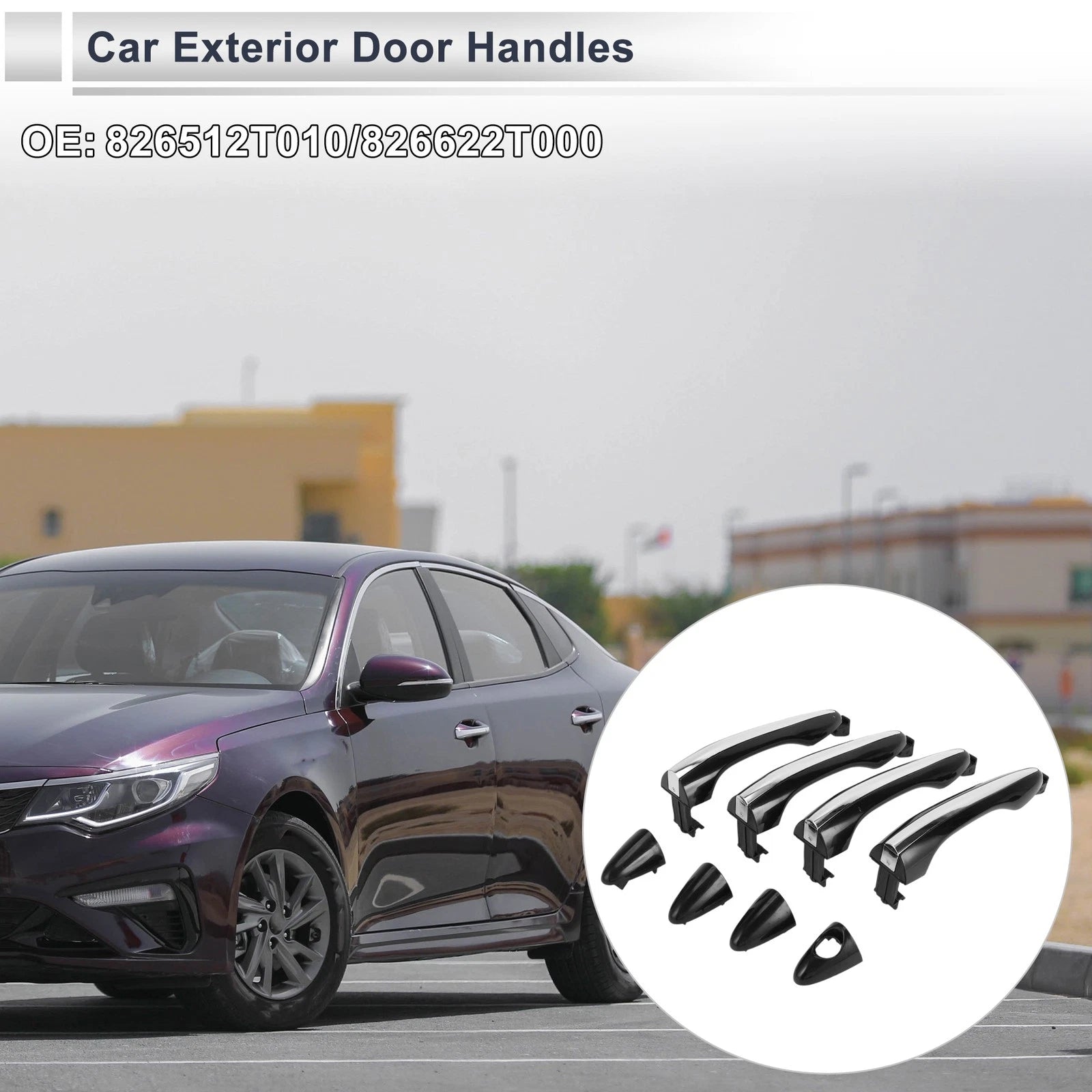 Front Left Right Door Handles for Kia Optima (2011–2015) No. 826512T010