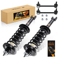 Set of 4 Rear Complete Strut Spring & Sway Bar Links for Honda Accord (2013–2017)