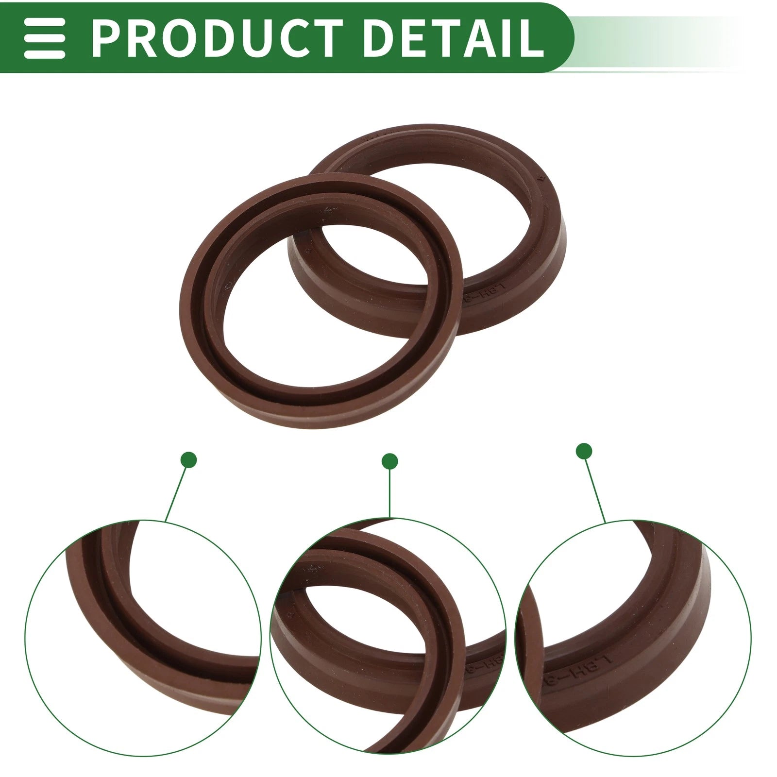 Set of 5 Oil Seal Rotary Shaft Seal FKM Rubber 31.5x39.5x5.5mm