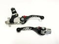 ASV F4 Unbreakable Shorty Black Folding Brake & Clutch Levers for YZ 125/250/450F (2002–2023)