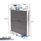 3 Row Aluminum Radiator for Honda Civic EG EK (1992–2000)