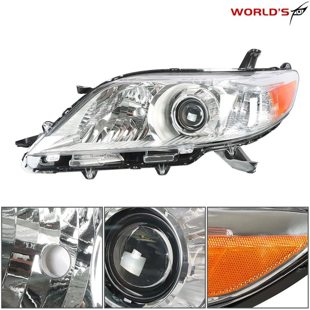 Headlight for Toyota Sienna (2011–2020) Left Side Halogen