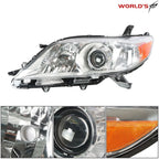 Headlight for Toyota Sienna (2011–2020) Left Side Halogen