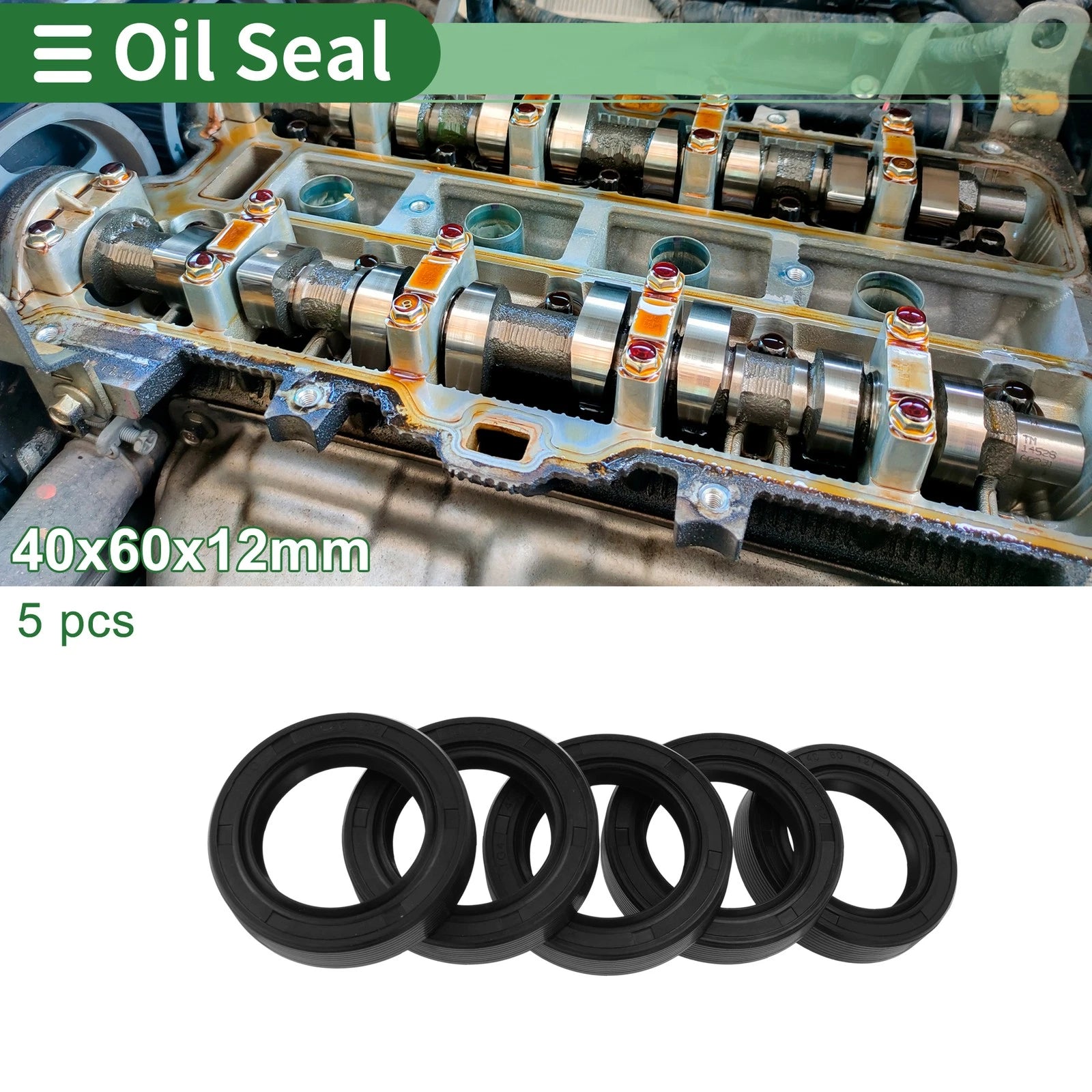 Oil Seal for Rotary Shaft (40x60x12mm)