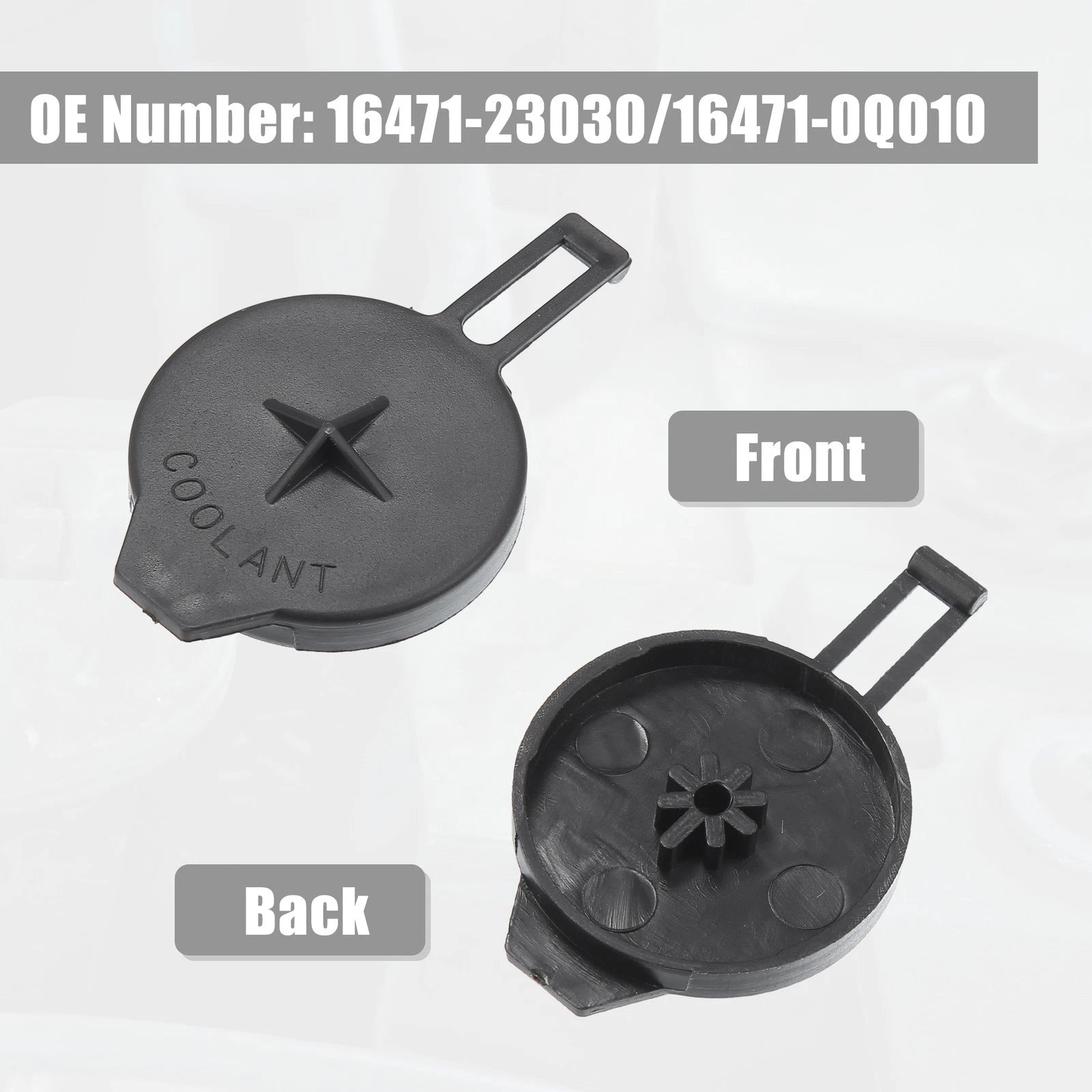 Engine Coolant Reservoir Cap No.16471-23030 for Toyota Aygo 1.0 (2005–2014)