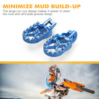CNC Wide Foot Pegs for Husqvarna TC85 TE250i TE300i FE350 (2017–2023)