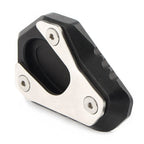 Black Side Stand Kickstand Foot Plate Pad for Kawasaki ER-6F/ER-6N (2013-2017)
