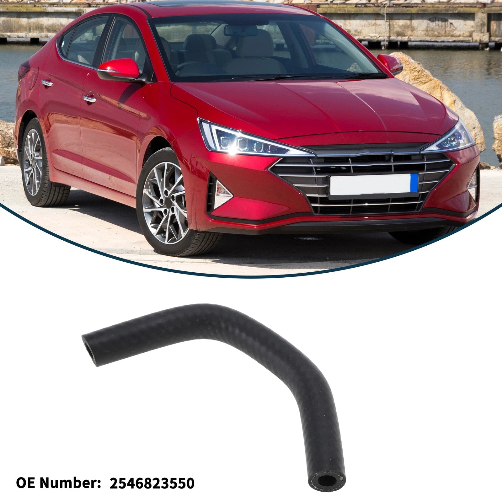 Radiator Hose No. 2546823550 for Hyundai Elantra 2.0L (2007–2012)