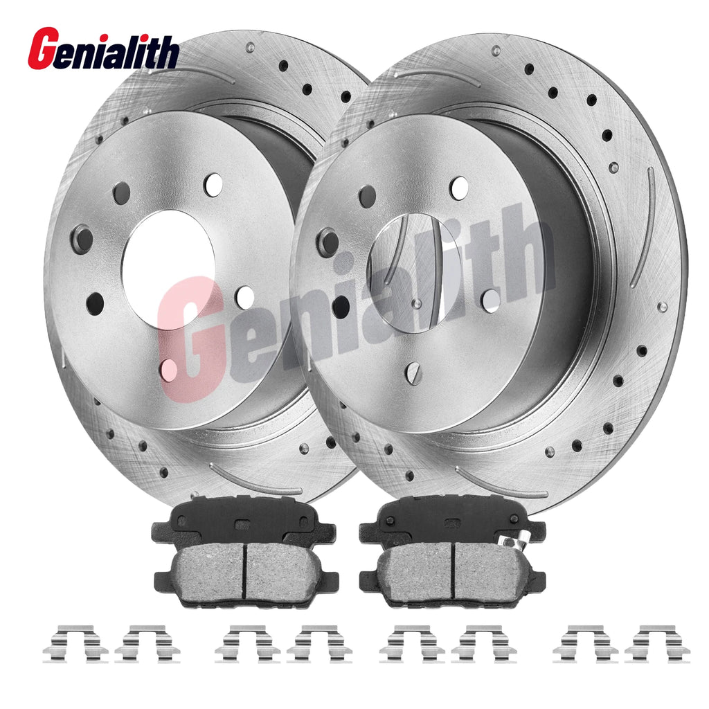 Rear Brake Rotors & Pads for Nissan Altima (2007–2009) & Sentra (2007–2012)