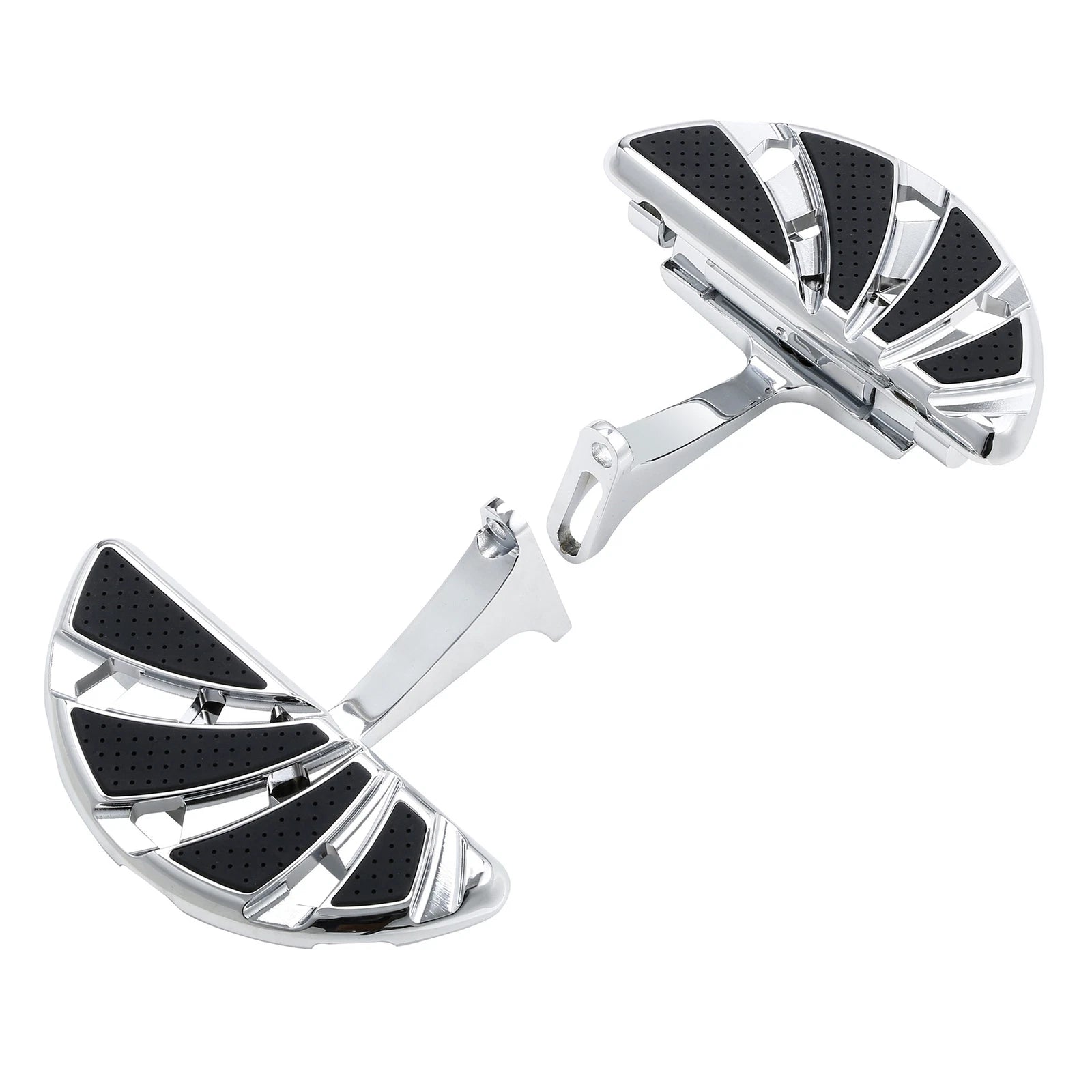Rear Passenger Floorboard for Harley Road Glide (1993–2024) Chrome