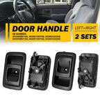 Set of 4 Black Inside Interior Door Handles for Toyota Tacoma (2001–2004)