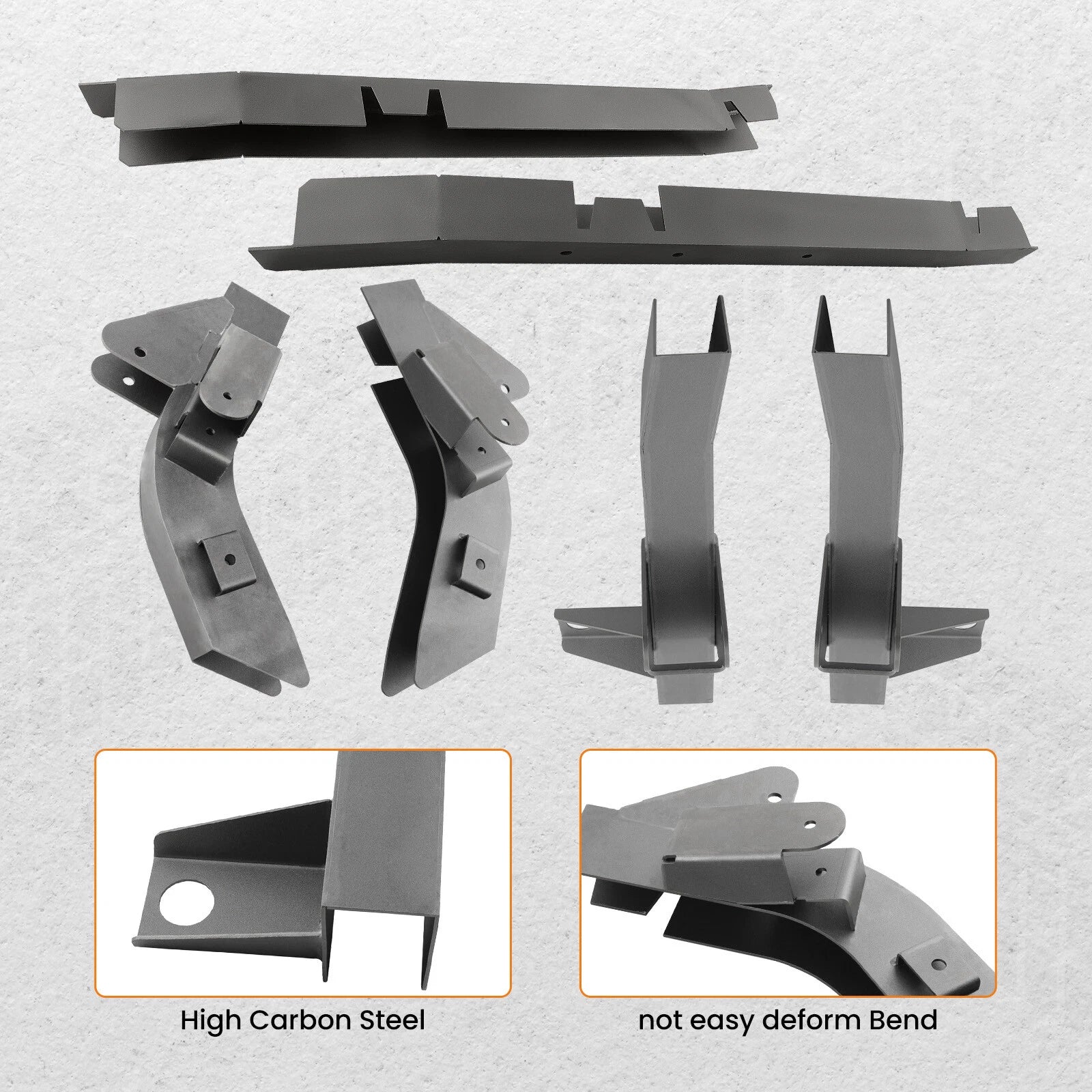 Trail Arm & Center Skid Plate for Jeep Wrangler TJ (1997–2002)