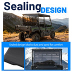 Smoked Windshield for Kawasaki Mule Pro FXT/DXT (2015–2023)