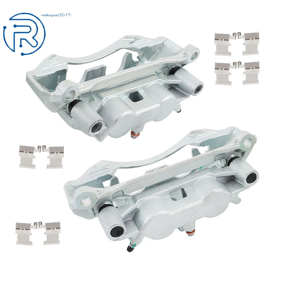 2X Rear Brake Calipers w/ Bracket for GMC Chevrolet Silverado 2500 HD (2011–2019)