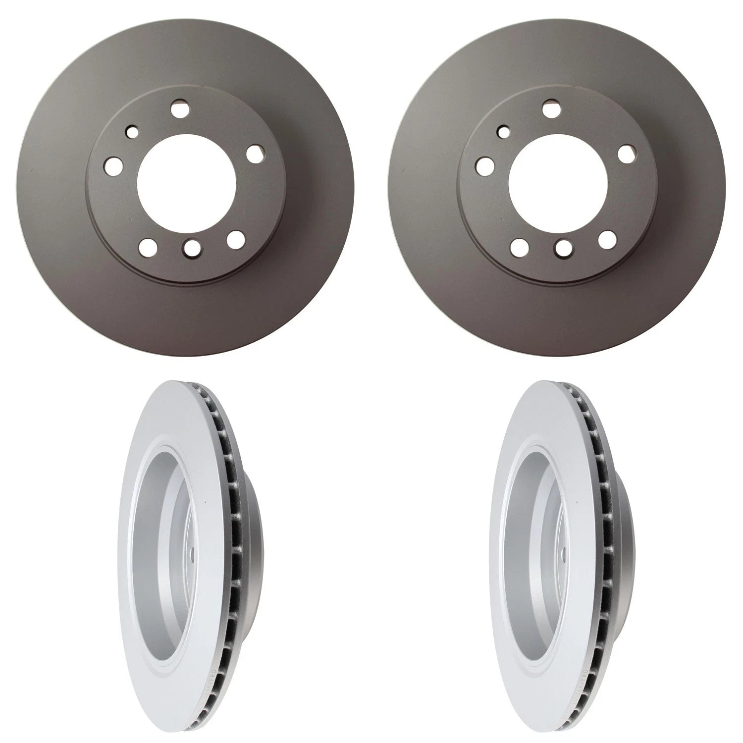 Hella Brake Rotors Kit 302mm Front 300mm Rear for BMW E34 540i (1994–1995)