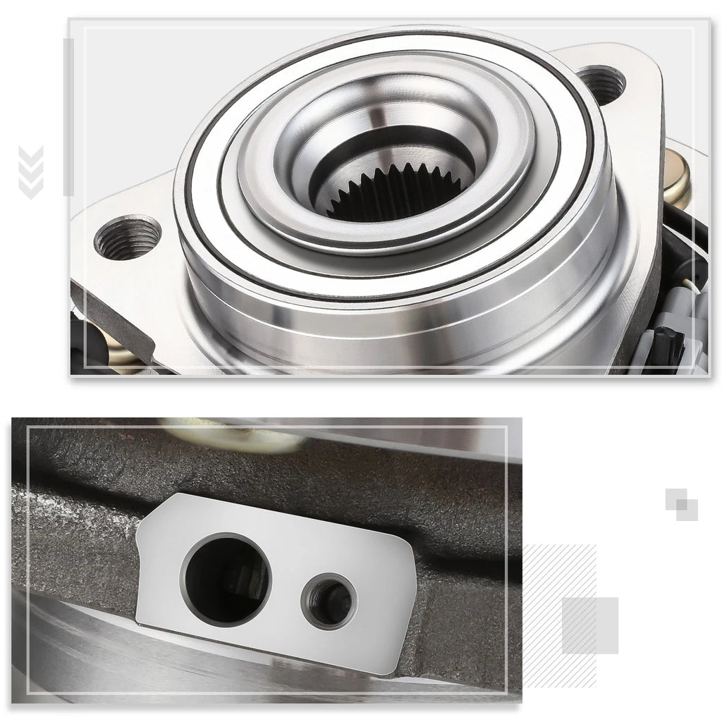 Front Wheel Hub Bearing Assembly Kit for Nissan Armada Titan/Infiniti QX56 (2008–2012)