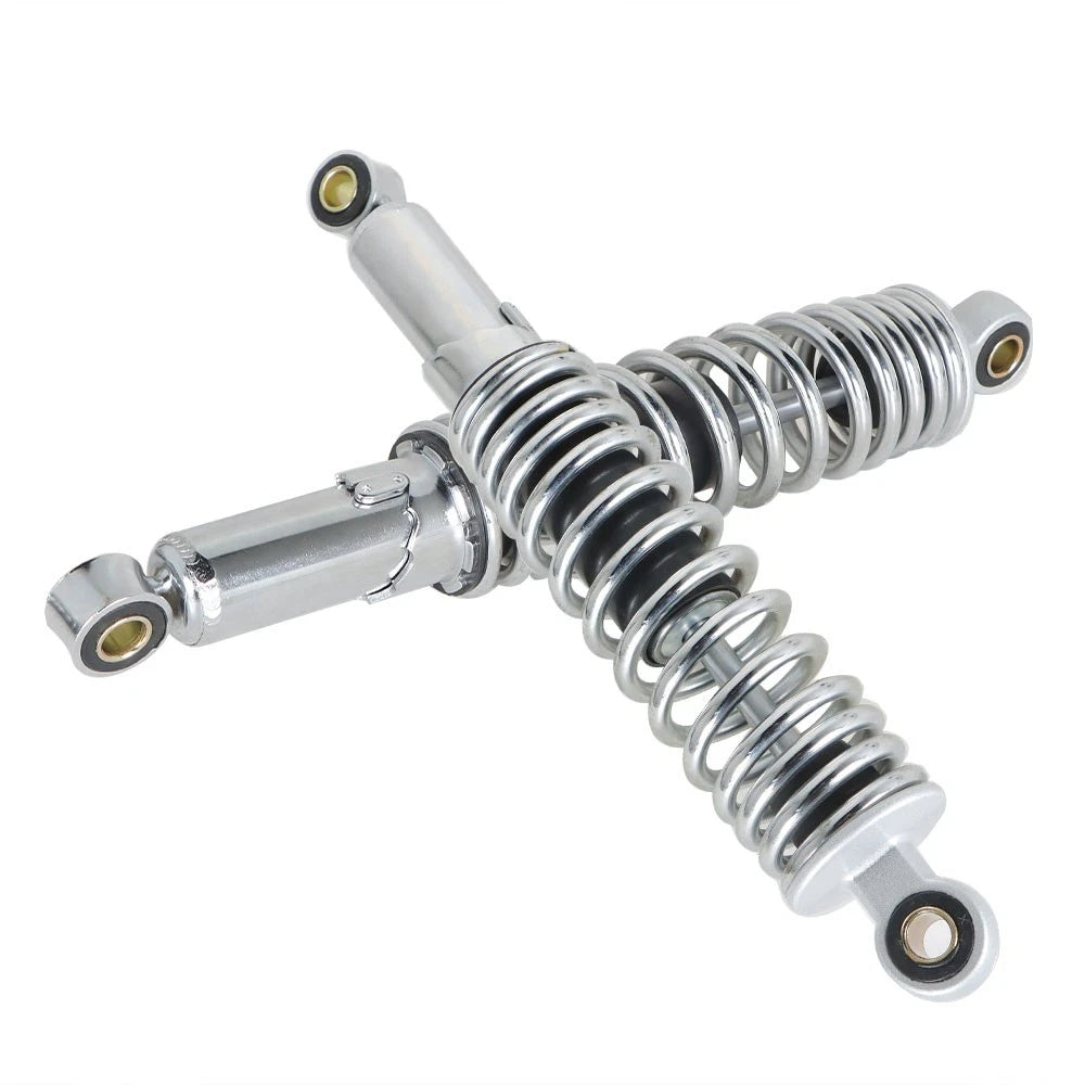 2X Chrome Rear Shock Absorbers for Harley FXR Sportster XL883 1200 (1972–2019)