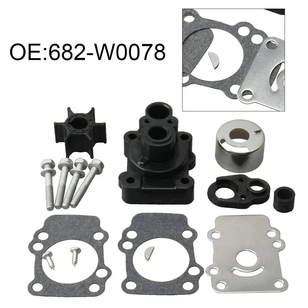 Repair Kit for Mariner Outboard Engine Pump Impeller (9.9, 15 HP) OEM 682W0078