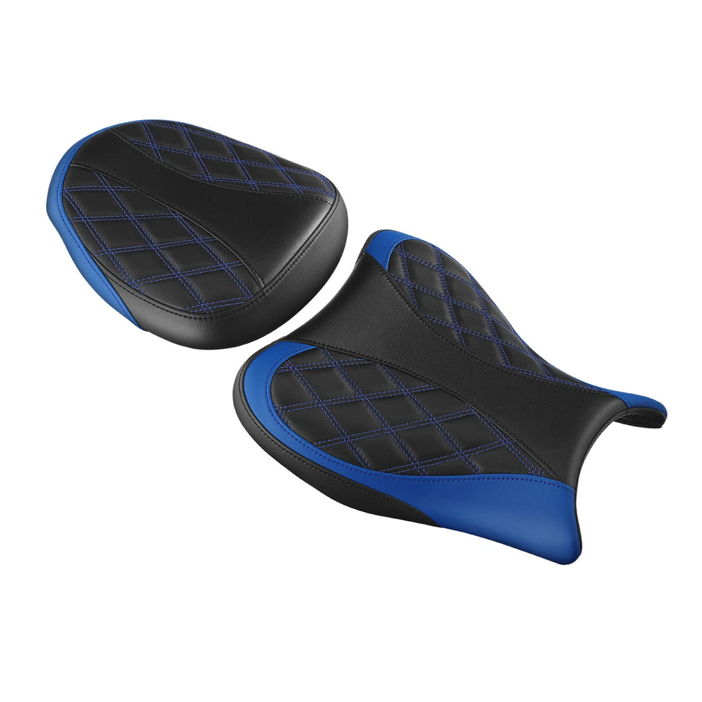 Seats for Suzuki Hayabusa GSX1300R (2008–2020) Black Blue