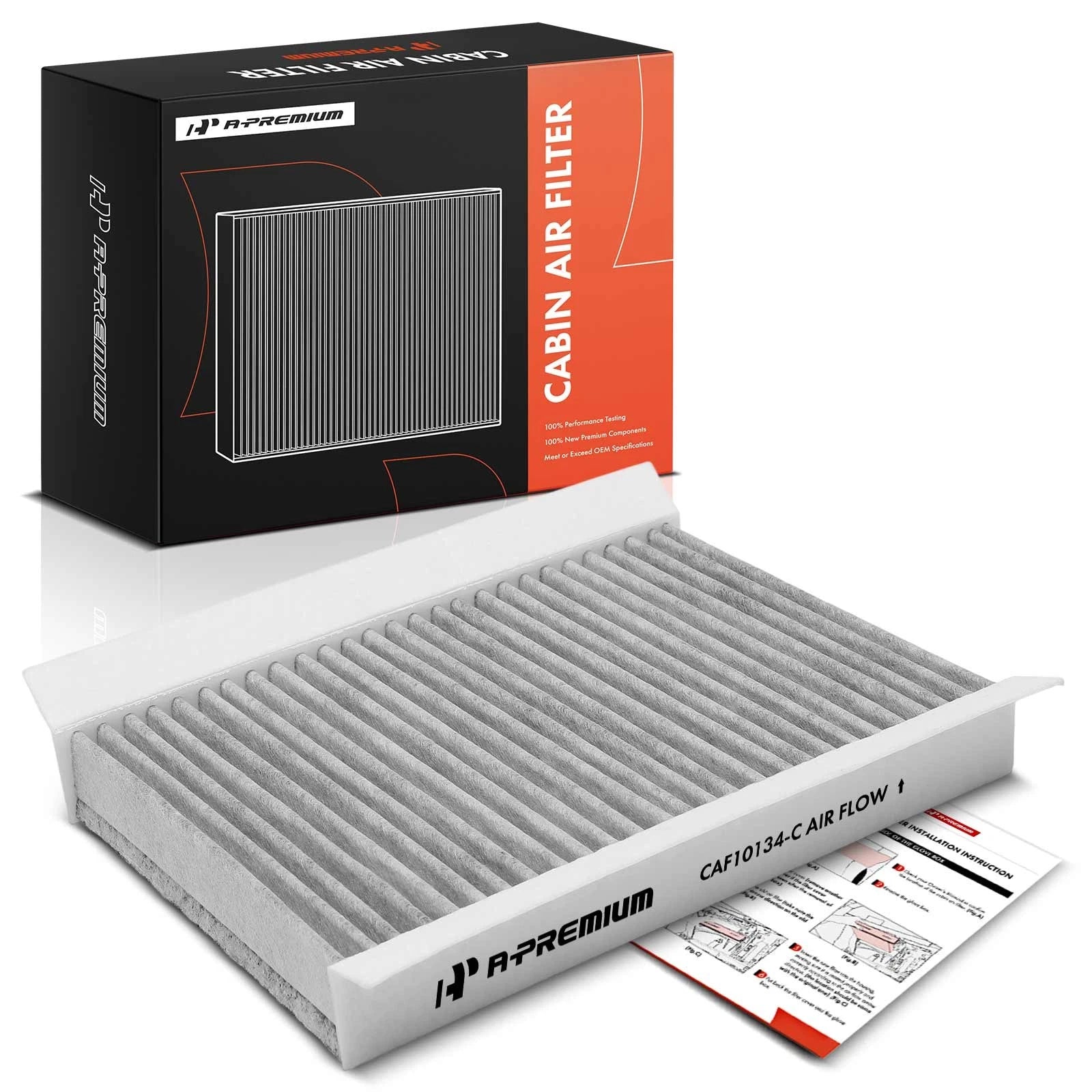 Activated Carbon Cabin Air Filter for Jeep Compass Renegade (2017–2023)