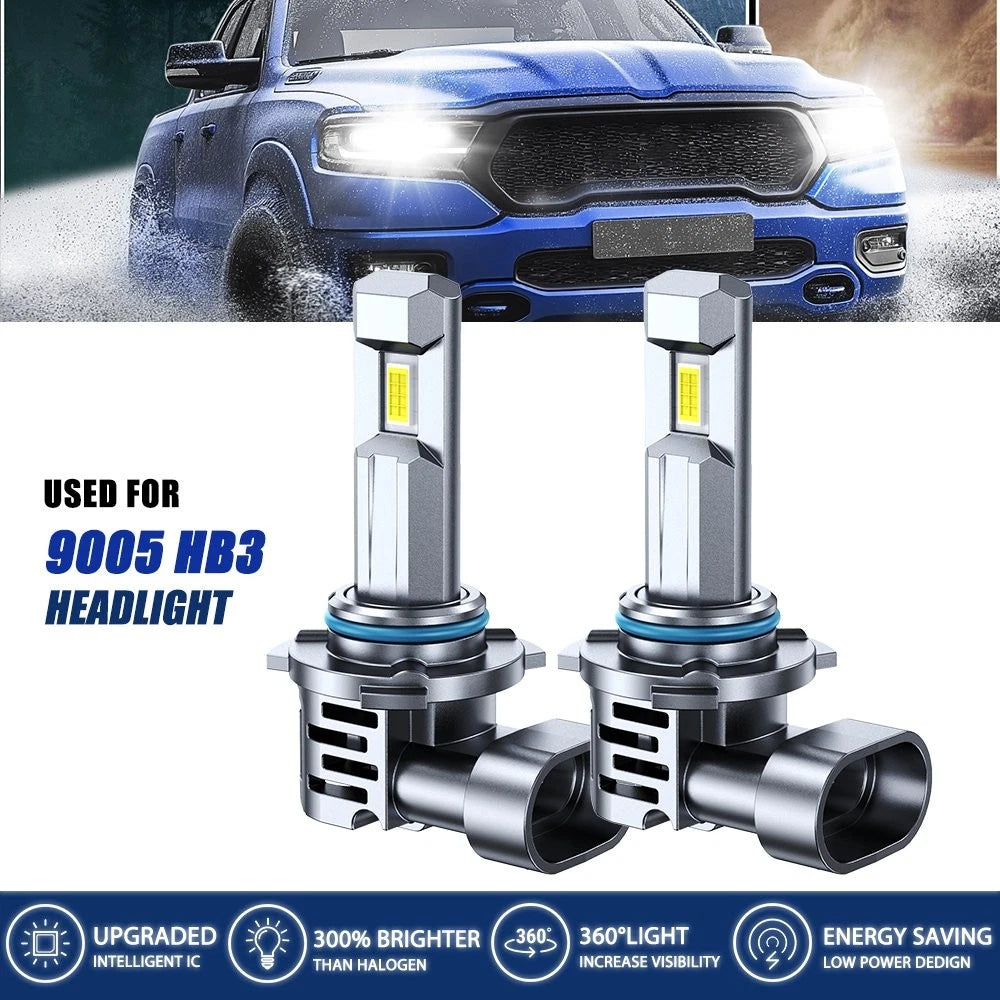 2X 9005 HB3 LED Headlight Kit for