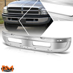 Polished Front Bumper Face Bar for Ram 1500 2500 3500 (1994–2002) Chrome