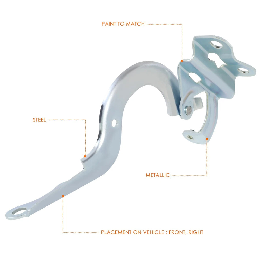 Passenger Side Steel Engine Hood Hinge for Toyota Corolla (2014–2016)