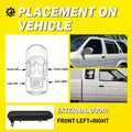 Front Exterior Door Handle Set for Nissan D21 (1986–1989, 1994) - Black
