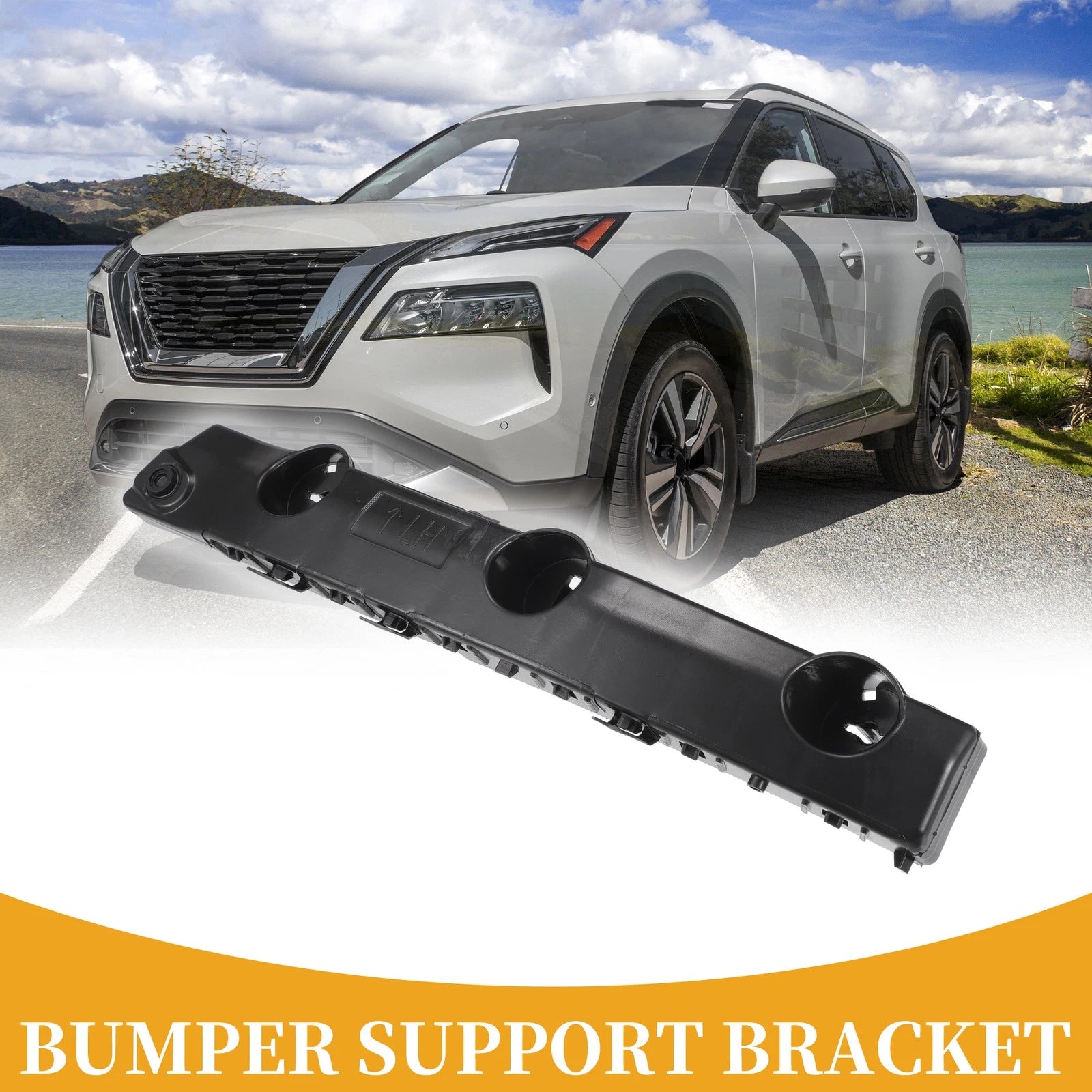 LH Front Bumper Support Bracket for Nissan Rogue (2014–2020) 1 Pc