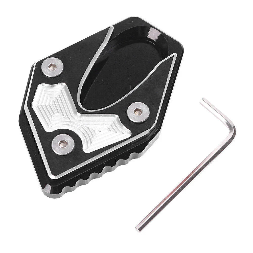 Aluminum Kickstand Side Stand Pad for Suzuki GSX250R (2017-2018) Black